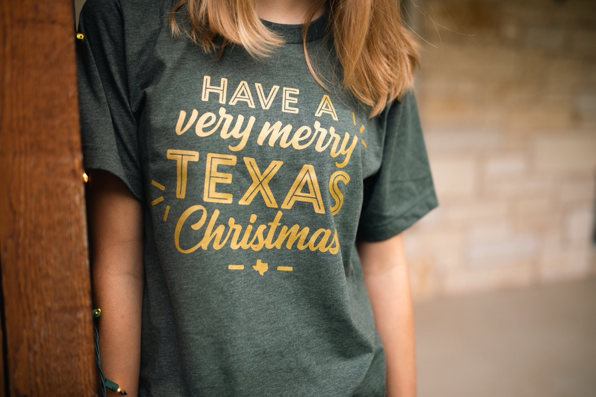 Merry Texas Christmas Tee product photo