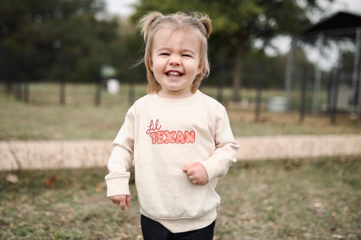 Lil Texan Toddler Long Sleeve Tee product photo