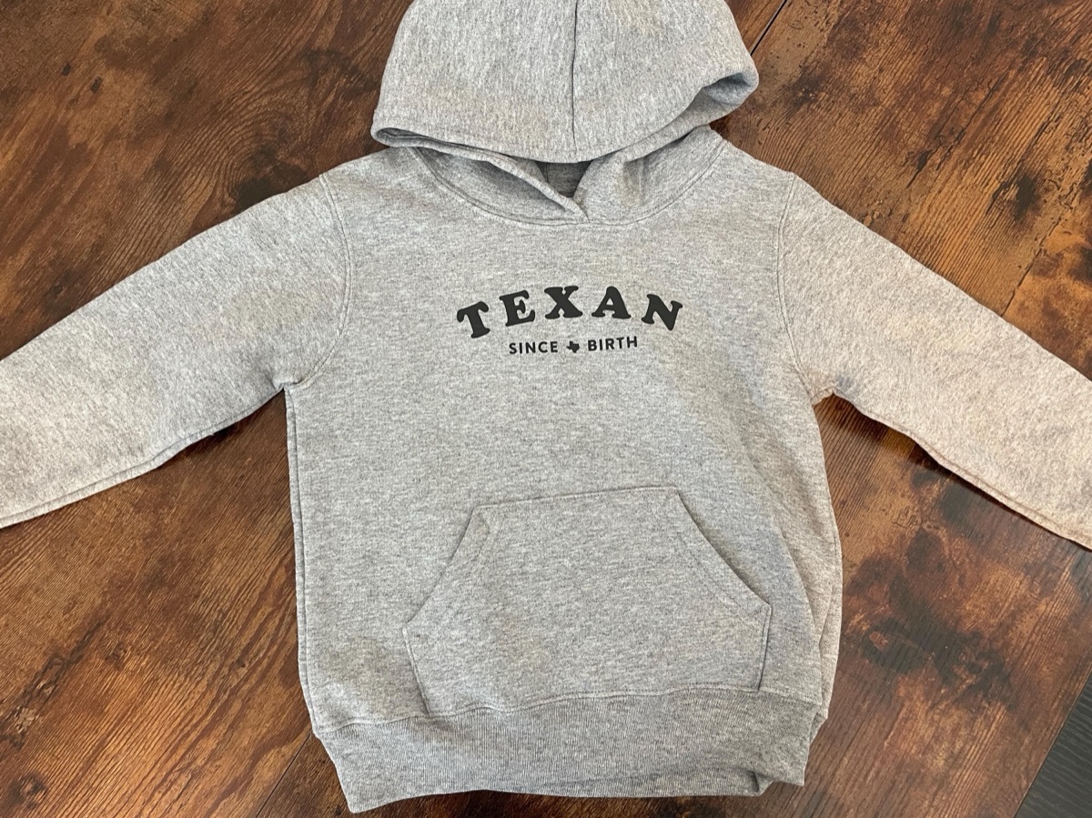 Texan Since Birth Toddler Hoodie product photo