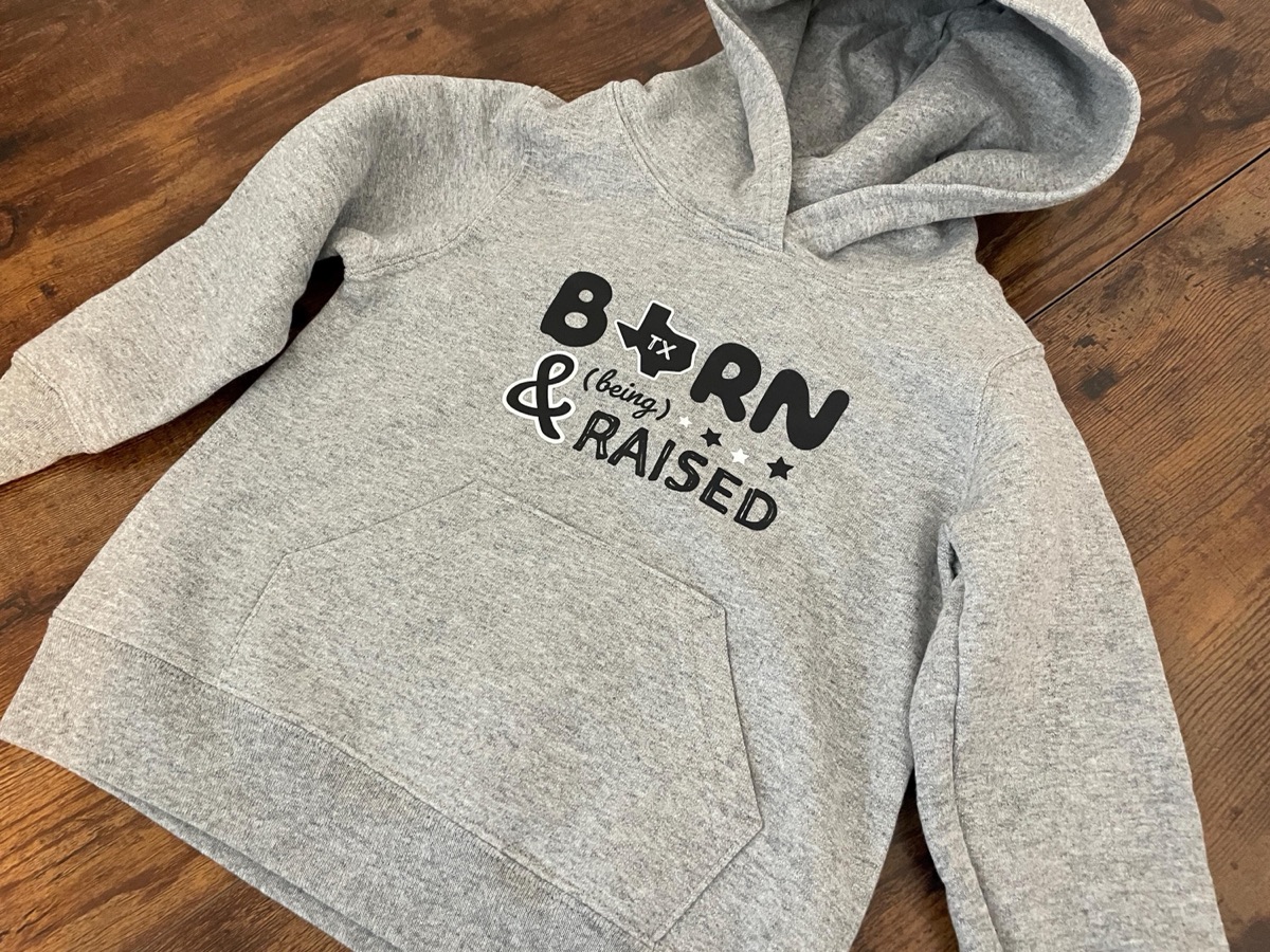 Born and Being Raised Toddler Hoodie product photo
