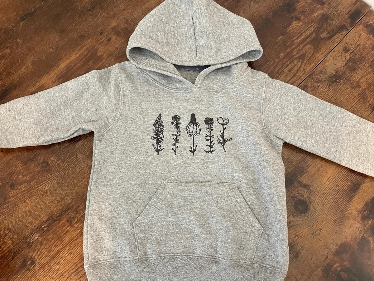 Texas Wildflowers Toddler Hoodie product photo