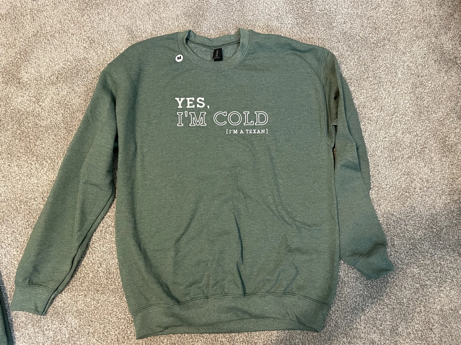 Yes I’m Cold Sweatshirt product photo