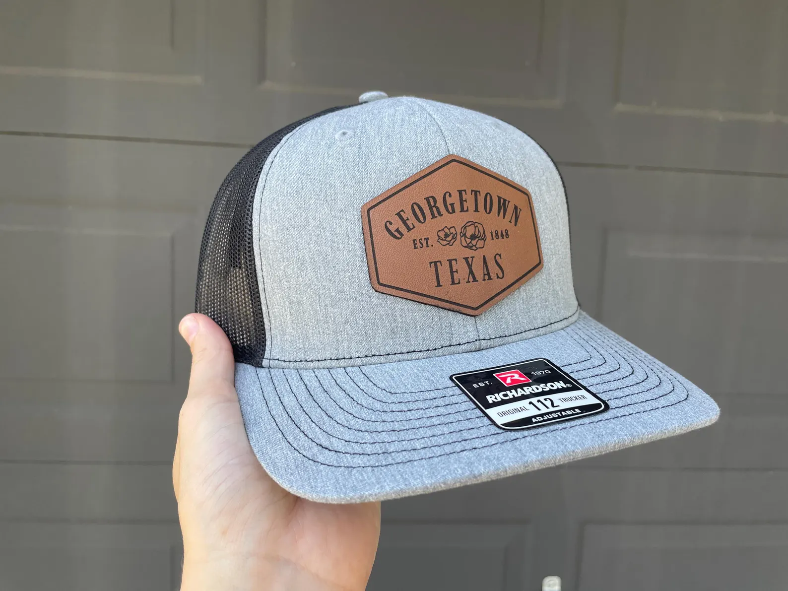 Georgetown Leather Patch Hat product photo