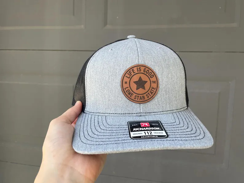 Life Is Good TX Leather Patch Hat product photo