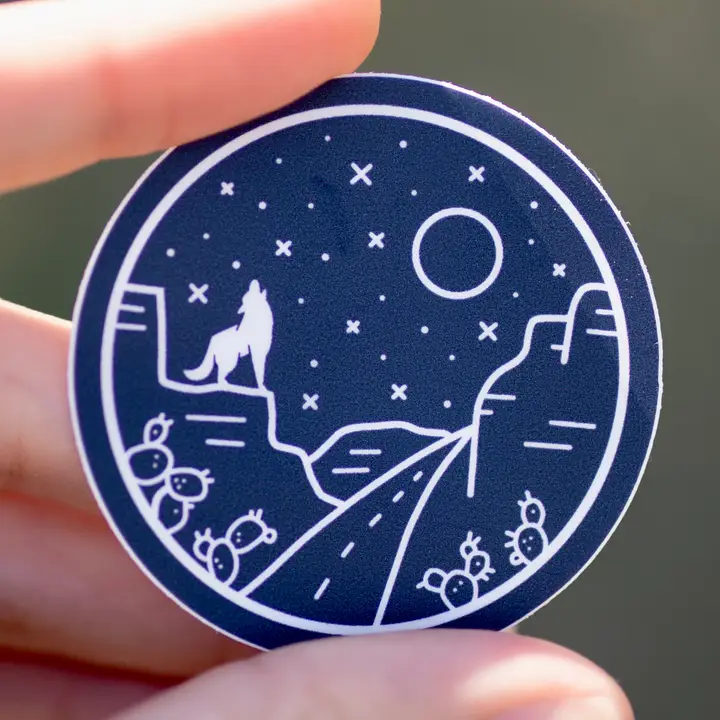 Starry Night Texas sticker